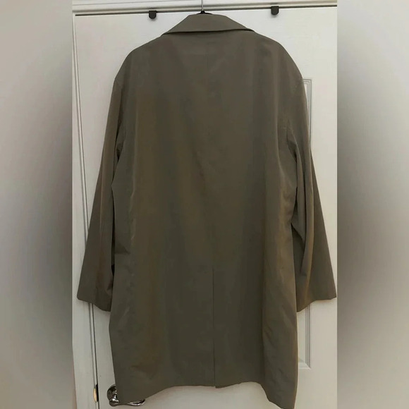 NWOT-Men’s ALFANI Tan Button Down Zippered Lining Coat. Size 44R. - Picture 7 of 9